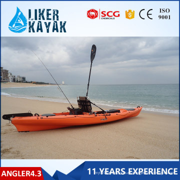 HDPE / LLDPE se sientan en el solo Kayak de la pesca de la sola venta al por mayor / Kayak de la pesca del pedal